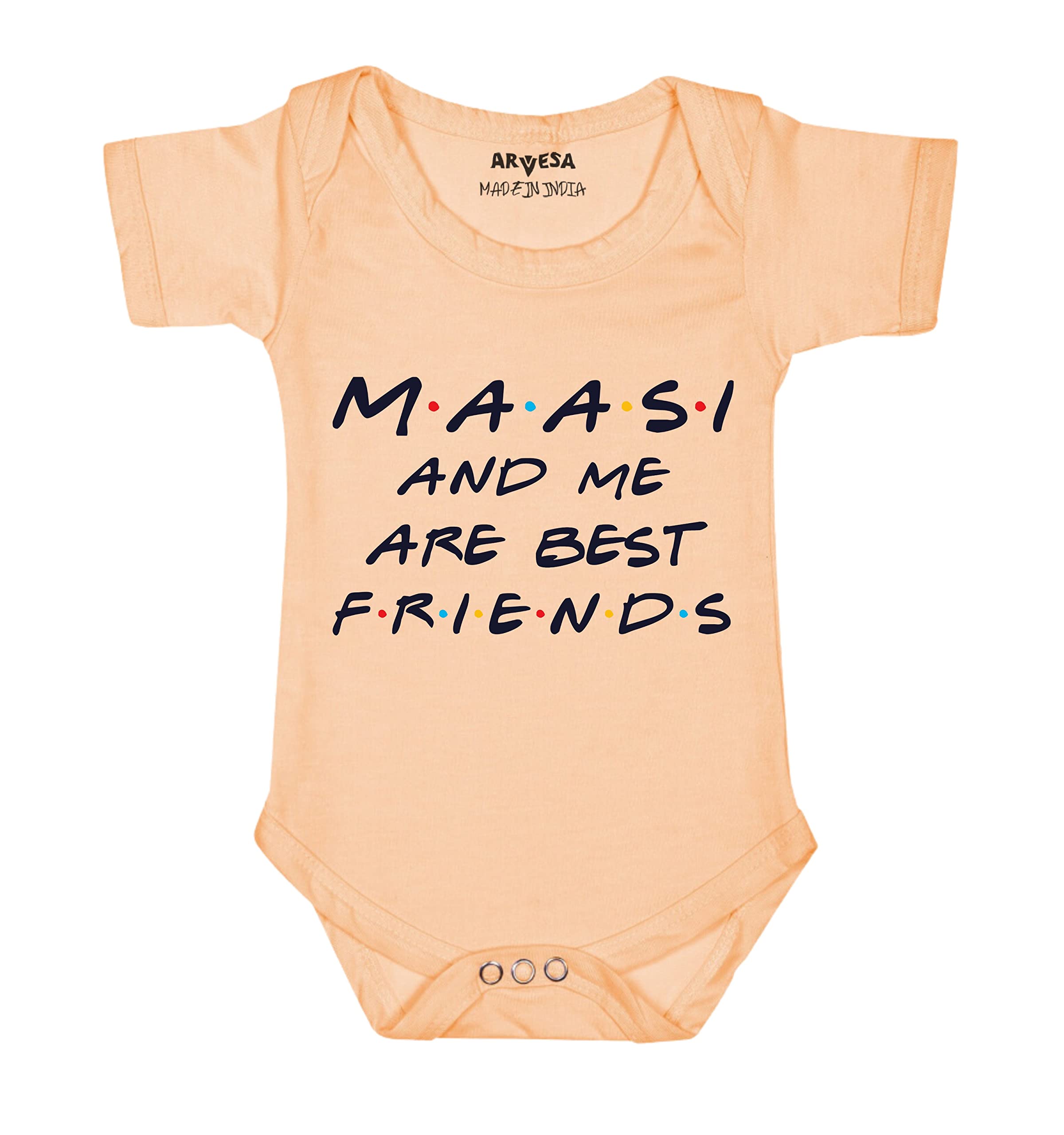 ARVESA Special Occasion Theme Unisex Baby White Romper Onesie Half Sleeve Envelope