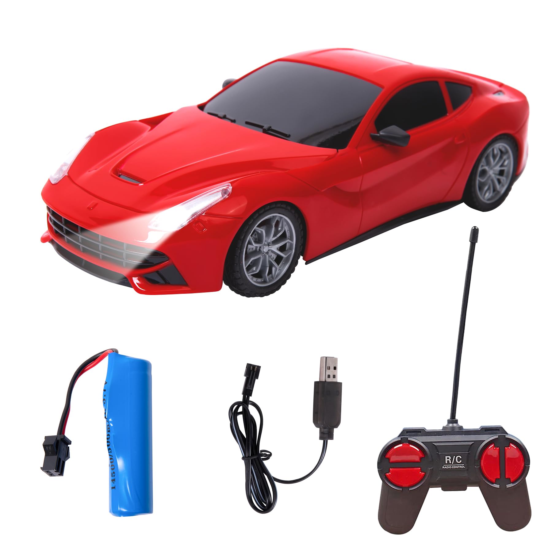 VROOMS & WHEELS Plastic RC Car Toy, Realistic & Classy Modern Design High Speed Rechargeable Remote Control Racing Car, RC Vehicle Toy for Kids, Multicolor, 4+ Years (Pack of 1) (B0CKVXVZDQ) Amazon Price History, Amazon Price Tracker