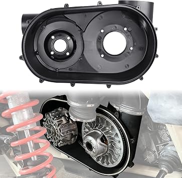 1 pc Inner Clutch Cover,X3 CVT Air Guide Clutch Back Plate | Transmission Housing Belt Cover Compatible with Can-Am Maverick X3 XDS XRS 2017-2023,Variator Cover,Replace #420212605Black