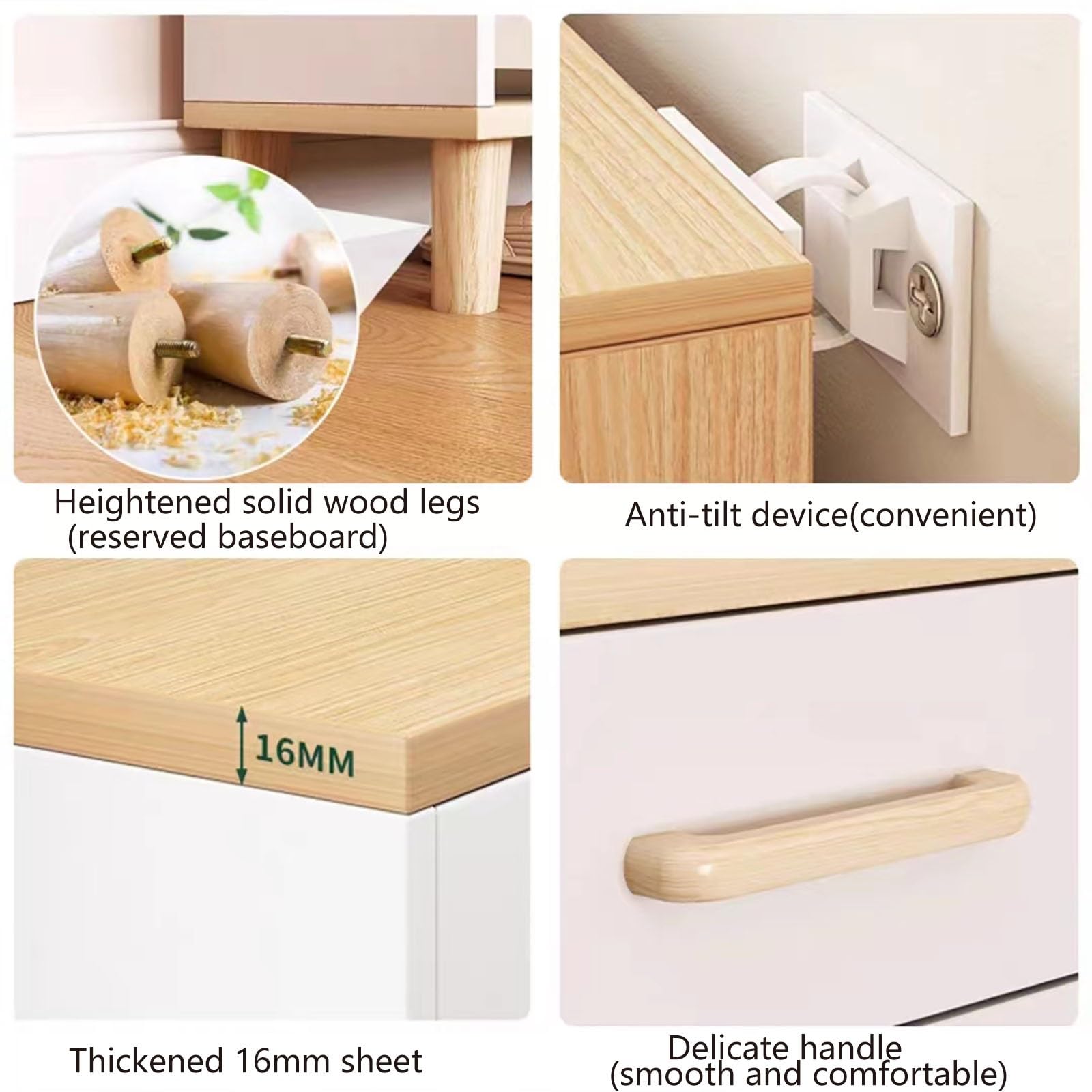 Scarpiera In Legno Laminato Talento - 5 Ripiani, 2 Ante, Bianco, 70x176x34 Cm - Foto 13