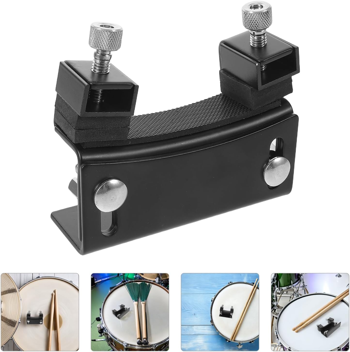 ABOOFAN Adjustable Bass Drum Riser Metal Stand for Performances Practice