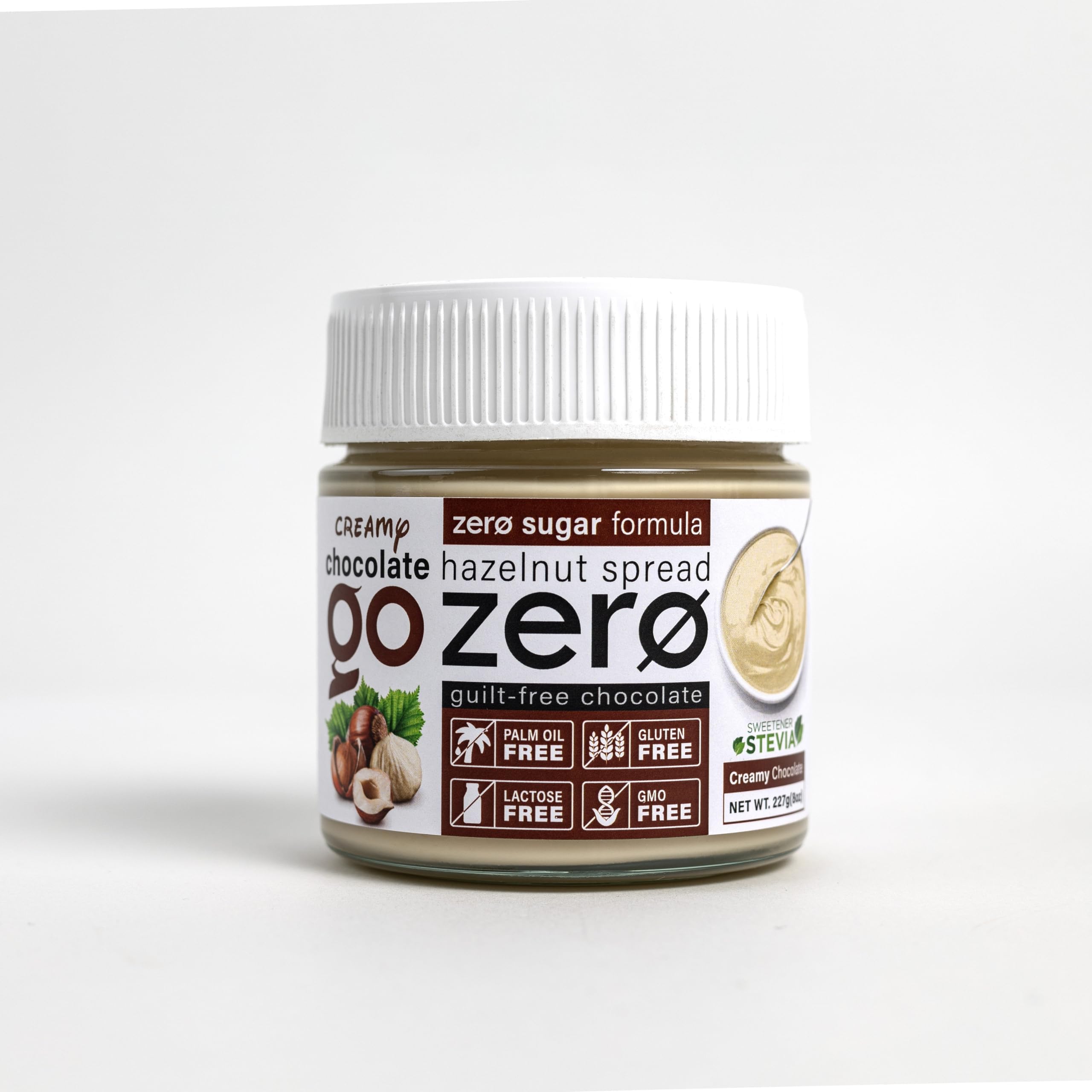 go zero White Chocolate Hazelnut Spread
