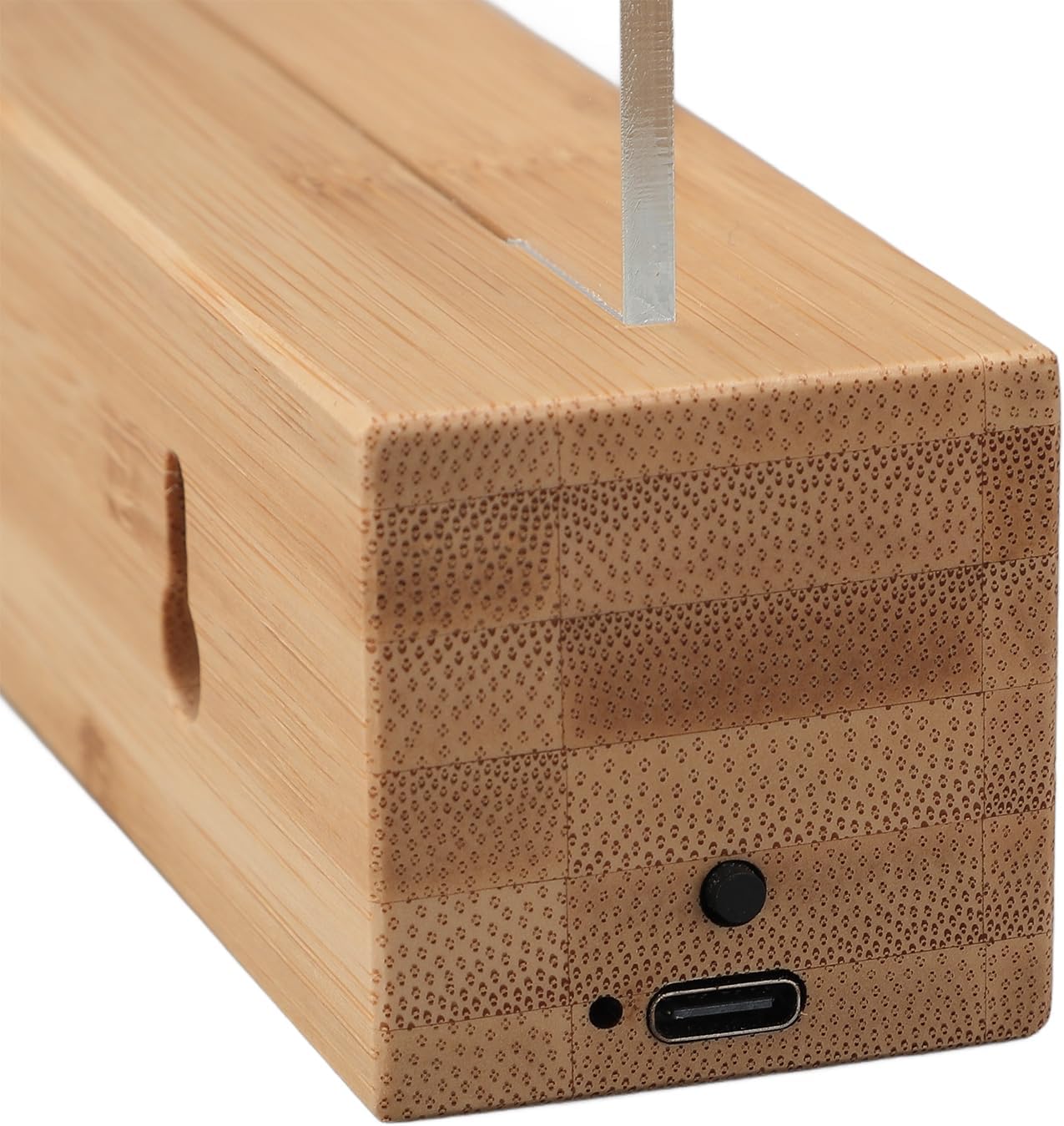 Sauna Temp Gauge Hygrometer LED 2 in 1 Humidity Temperature Monitor with Base and Clear Acrylic for Home Sauna Room Accessory (Celsius Display Range 0°C-120°C)