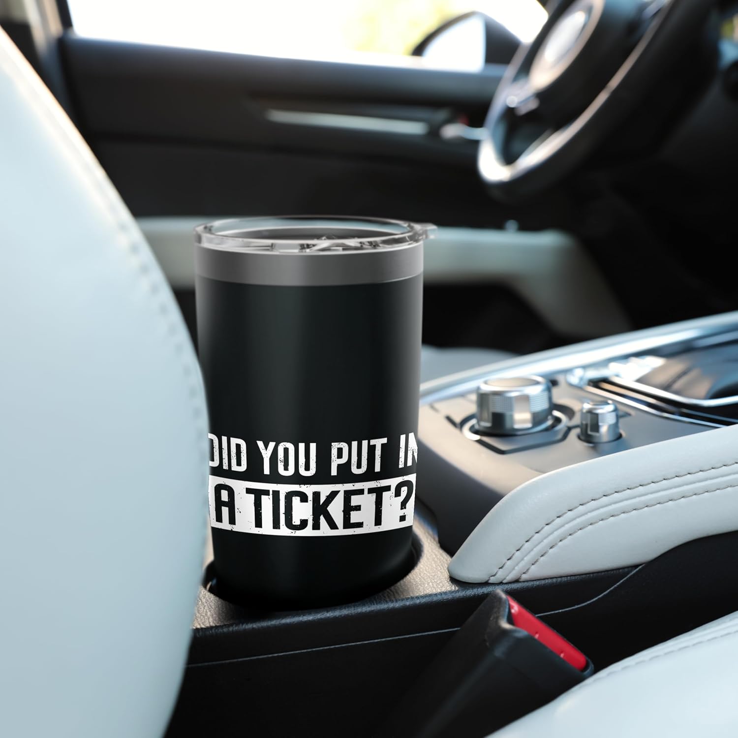 Did you put in A Ticket Funny IT Support Humor Office Tech Stainless Steel Insulated Tumbler - Image 6