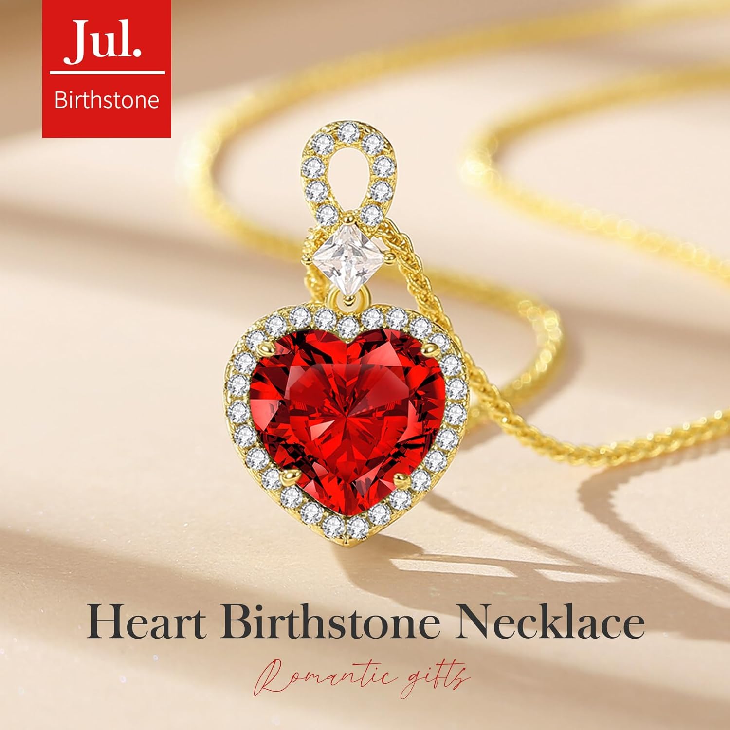 KRZ Heart Necklace for Women, 925 Sterling Silver with Gold Plated Jewelry for Wife Anniversary Christmas Birthday Gifts for Wife Girlfriend Mom Her, Valentines Mothers Day Present - Image 3