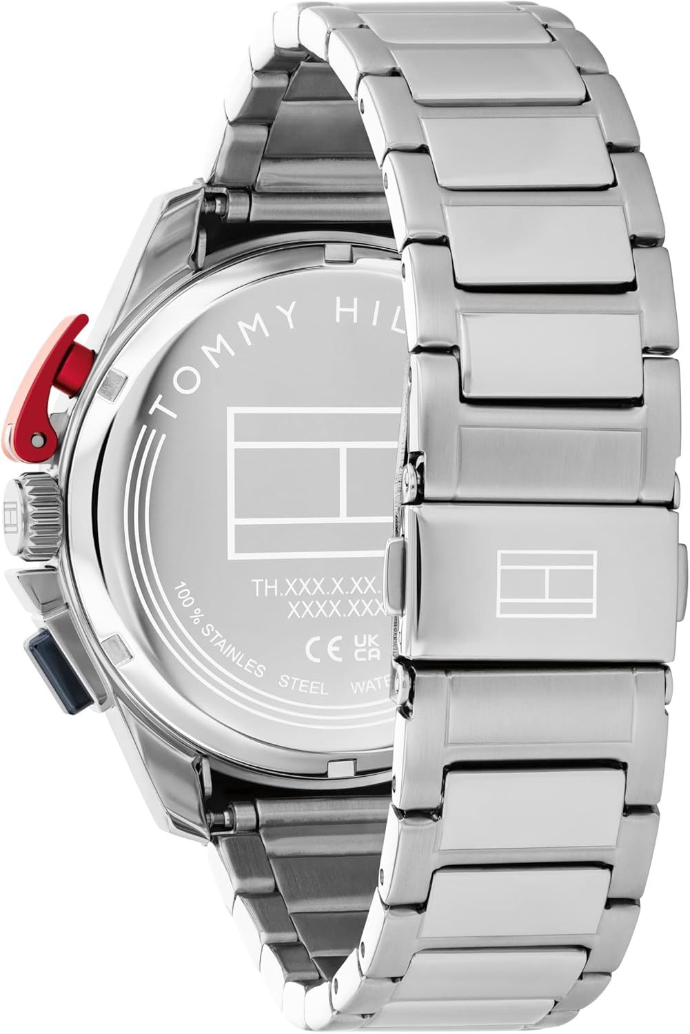 Tommy Hilfiger Men’s Quartz Chronograph Watch - Bold Sporty Skeleton Dial - Water Resistant up to 50m - Performance, Stylish Timepiece - Gift for Him 44mm