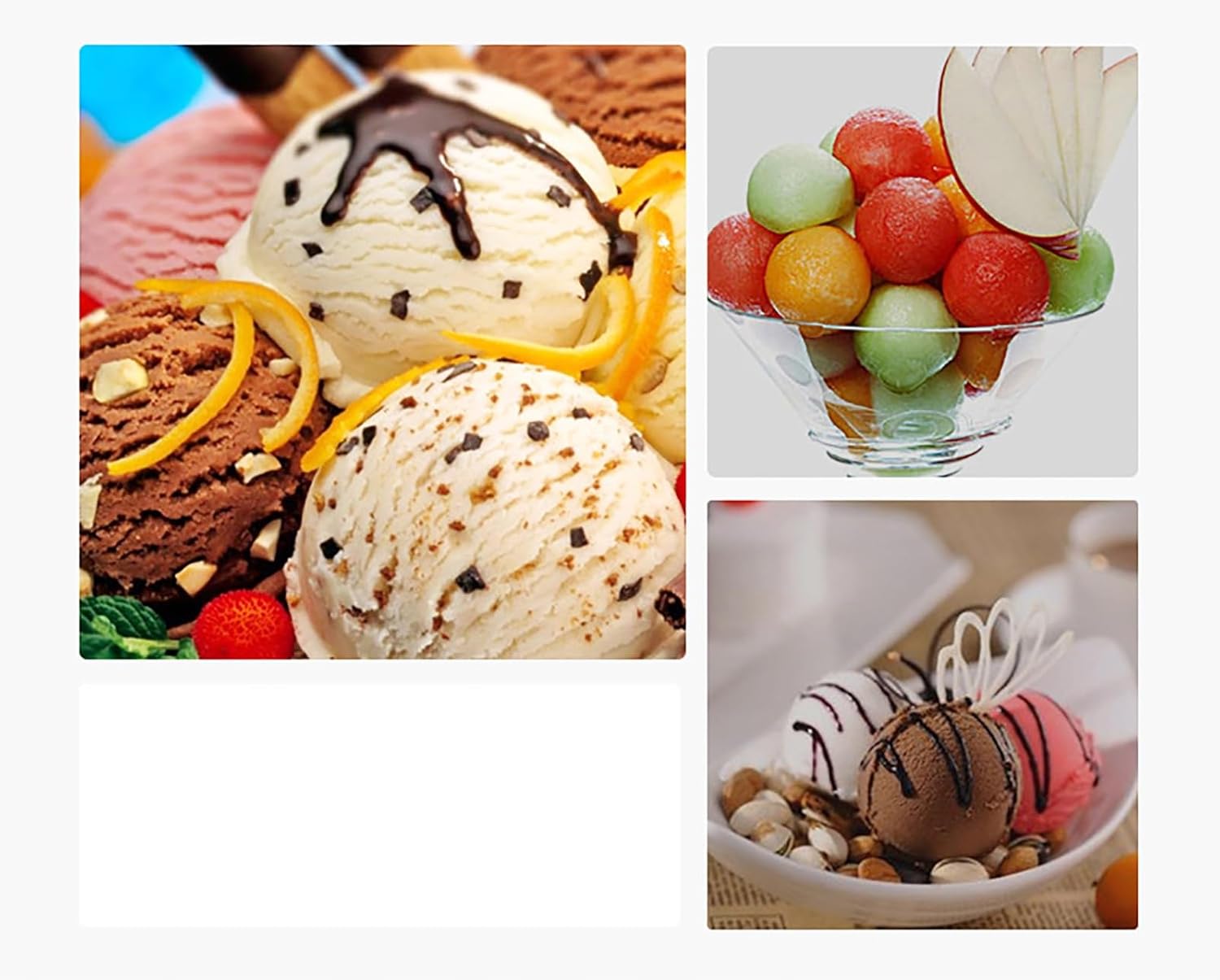 Scooper Ice Cream Scoop Ice-Cream Scooper Spoon Fruit Milk Powder Scooping Spoon Thickened for Kitchen