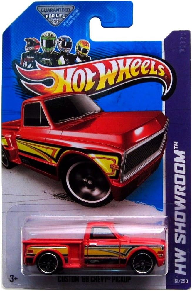 Hot Wheels HW Showroom Custom '69 Chevy Pickup (Red) #161/250