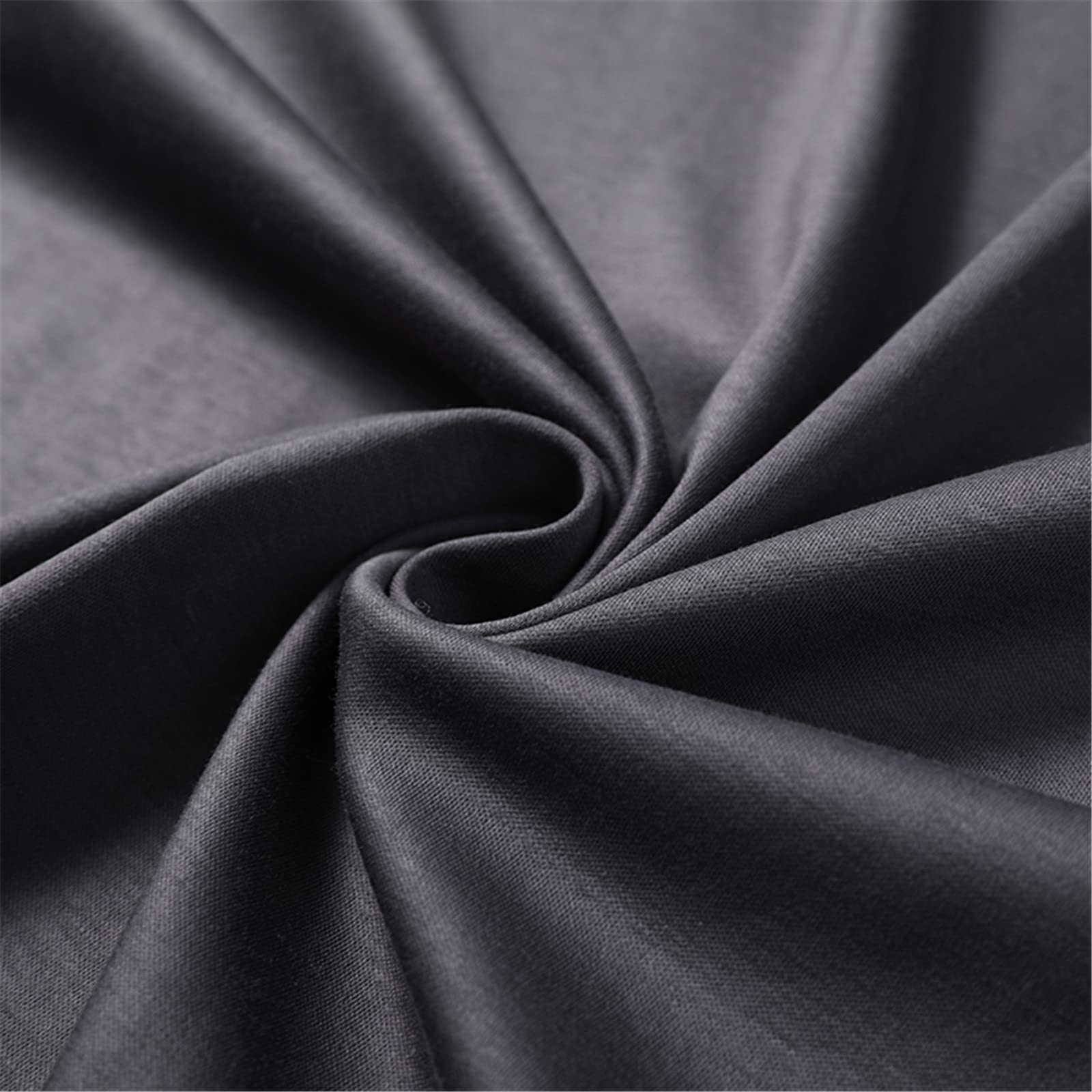 Moda cuello en V Color sólido algodón suave camiseta hombres manga larga Tops casual ropa para hombre, Negro, M