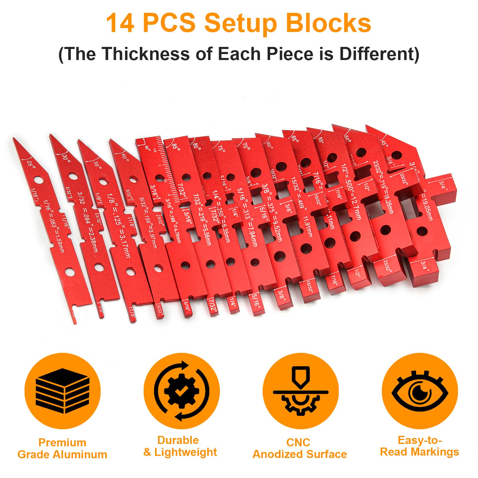 Woodworking Setup Blocks - Router Table Saw Accessories -3 Woodworking Setup Blocks - Router Table Saw Accessories -3