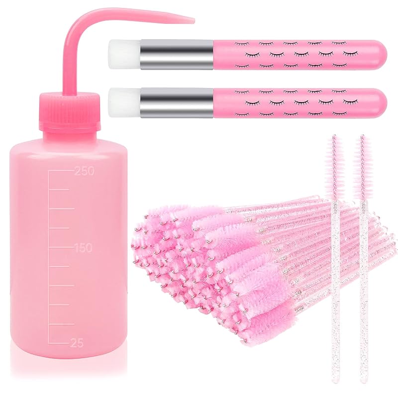 Kit myaokue-up com pincéis para cílios e frasco aplicador, 53 peças