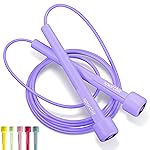 Adjustable Jump Rope for Fitness and Exercise - Skipping Rope for Cardio, Boxing, and Weight Loss - Speed Rope perfect for Men & Women