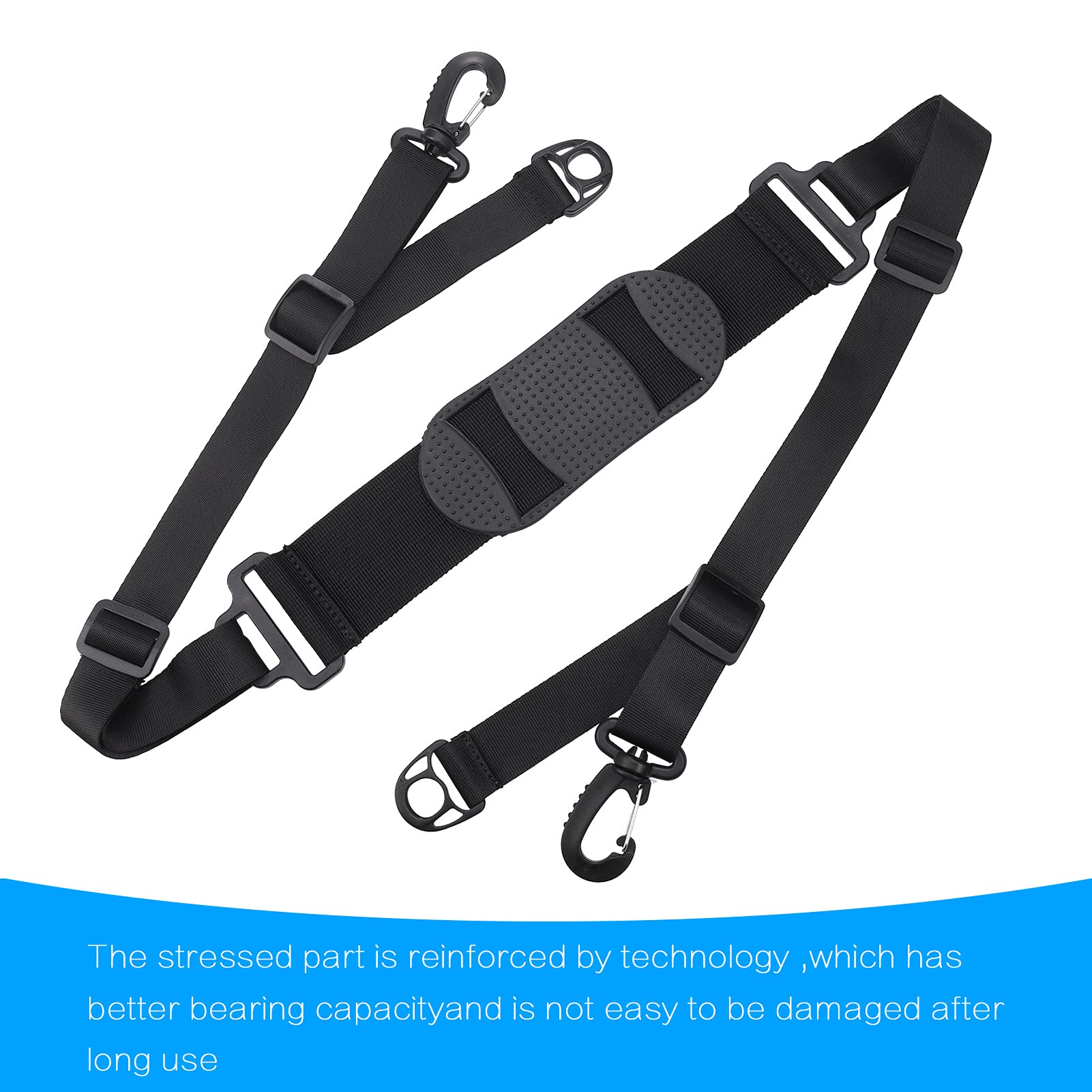Bandoulière Réglable Pour Scooter – Crossbody – Noir – Avec Poignées
