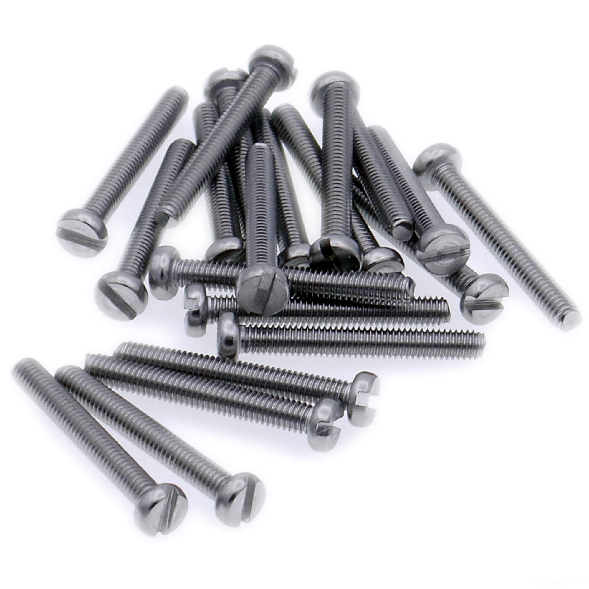 Singularity Supplies M3 (3Mm X 5Mm) Slot Cheese Machine Screw (Bolt) - Stainless Steel (A2) (Pack Of 20)