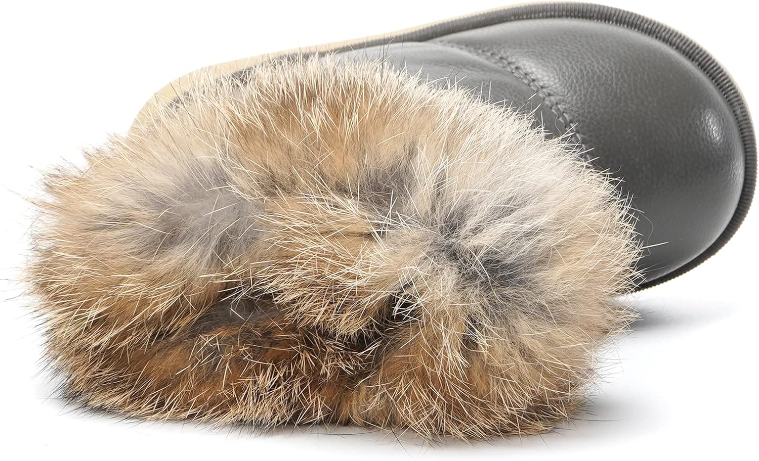 KVbabby Toddler boots Kids Snow Boots Girl's Warm Winter Boots Waterproof Boot PU Leather Non-slip - Image 4