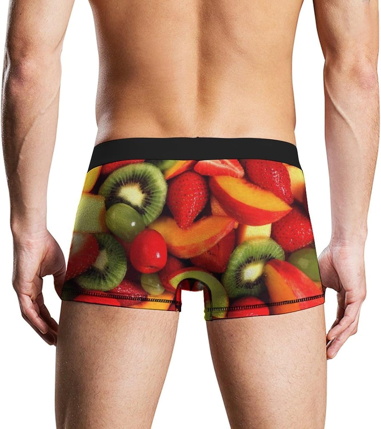 Fresh Fruit And Vegetables Men's Boxer Briefs Novelty Underwear Trunks Short Underpants