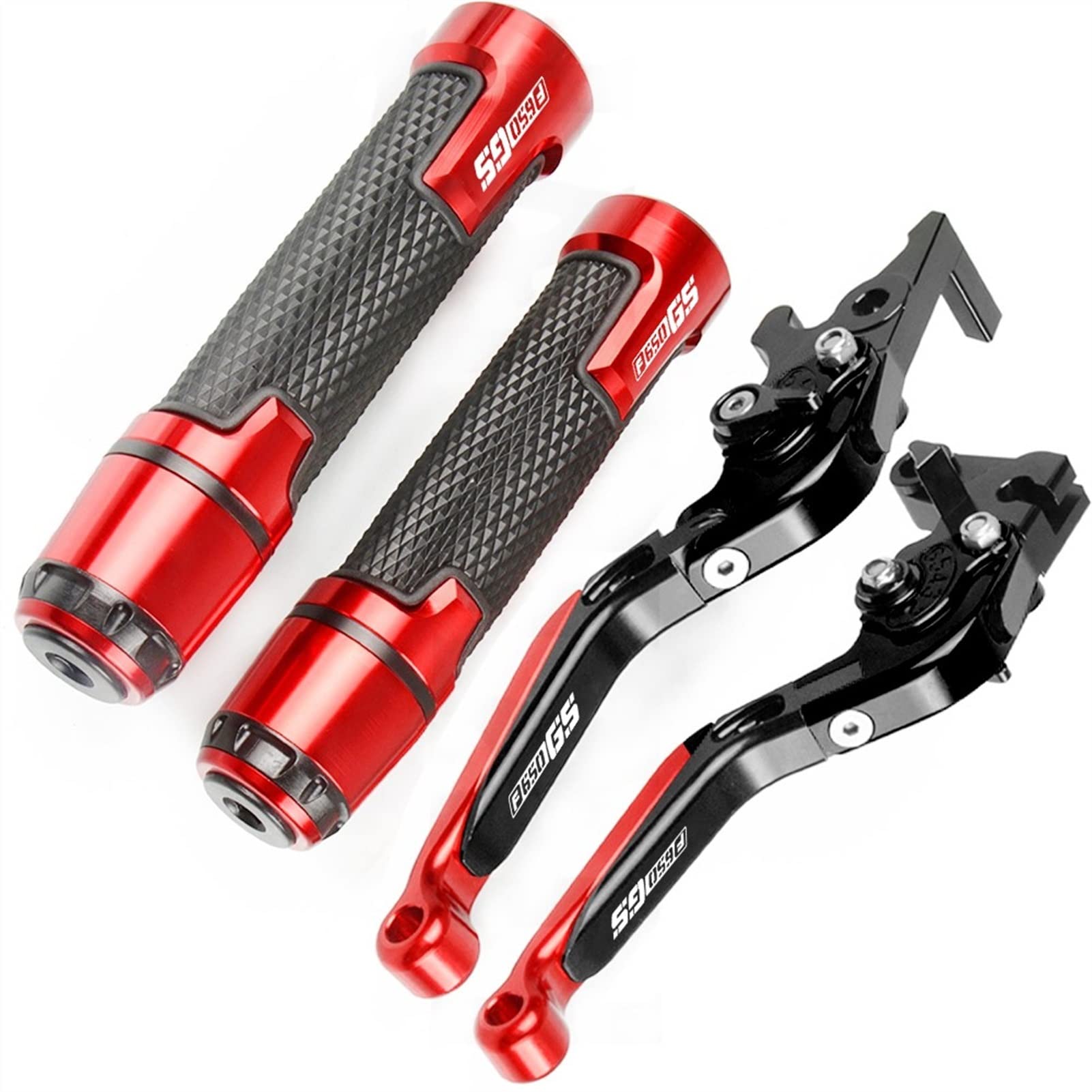 00-05 GS 650 Moto CNC Leva Di Frizione Del Freno + 22 MILLIMETRI Manopole Manubrio Per BMW F650GS 2000 2001 2002 2003 2004 2005 F