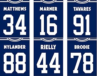 Toronto Maple Leafs Poster Set of Six 2022 Jerseys- Poster Prints…