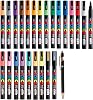 Posca Paint Marker Pen, Fine Point PC-3M 24 Colors Set Japanese Domestic Market Japan Import With Original Stylus Ballpoint Touch Pen