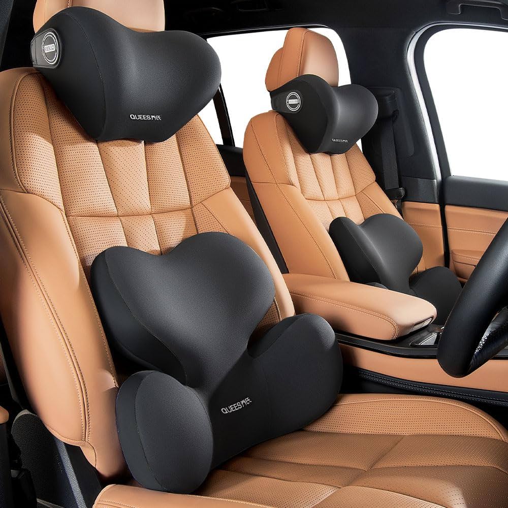 ルート⭐︎ コラボクッション Amazon.co.jp: 新型 4D 腰枕 クッション+ヘッドレストセット に