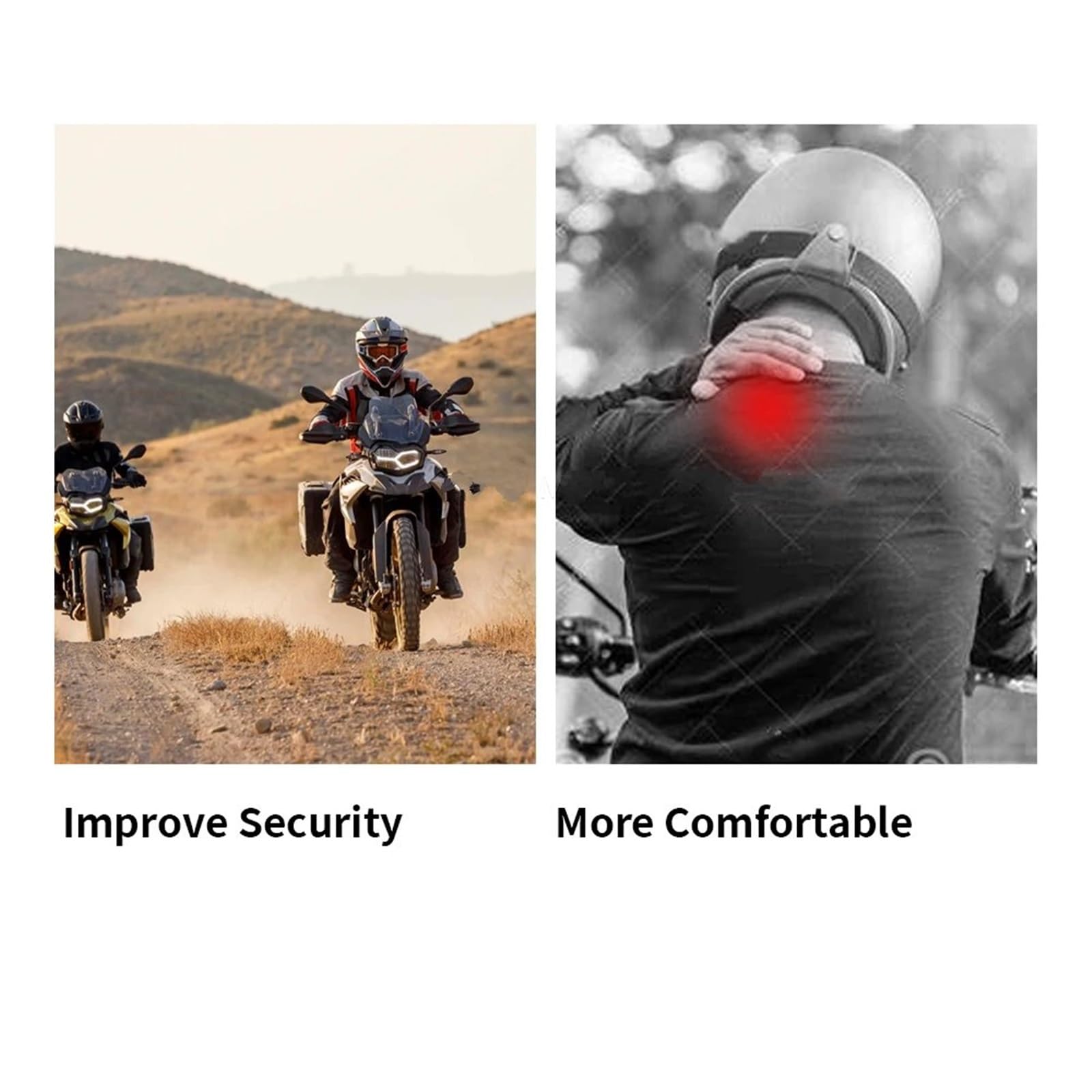 Rialzi Manubrio Per BMW Per R1200RT LC Per R1250RT R 1250 1200 RT 1200RT Manubrio Riser Morsetto Aumentato Movimento Indietro Manubrio Regolabile Riser Manubrio Moto(Colore:Argento)