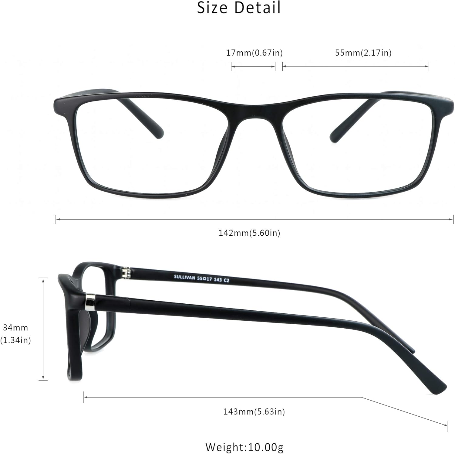 LifeArt Blue Light Blocking Glasses, Anti Eyestrain, Computer Reading Glasses, Gaming Glasses