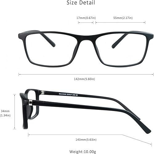 Miniatura 6 de LifeArt Gafas de bloqueo de luz azul, antifatiga ocular, gafas de lectura para computadora, gafas de juegos