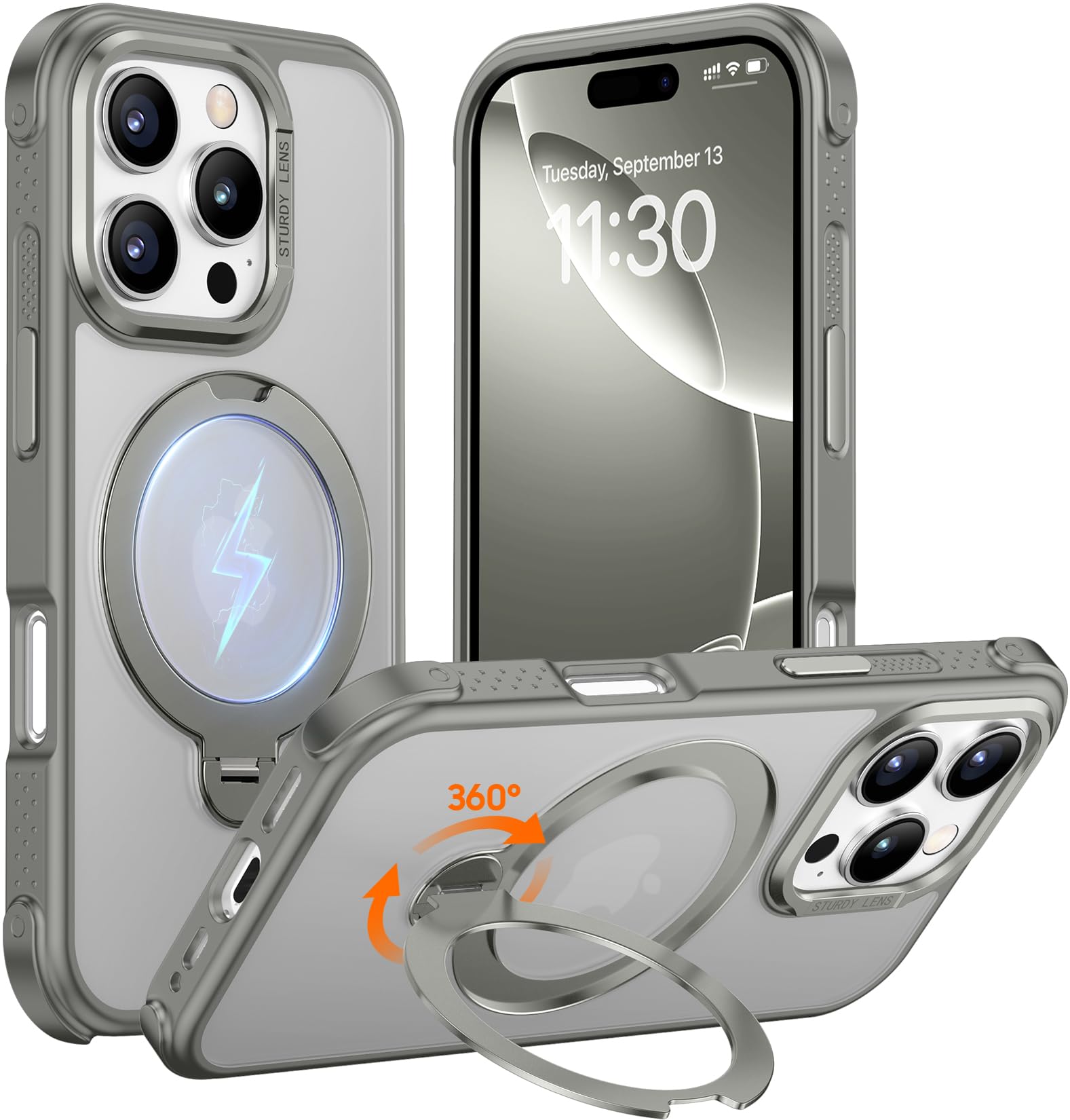 Coque de protection iPhone 16 Pro Max translucide mate haut de gamme - 8