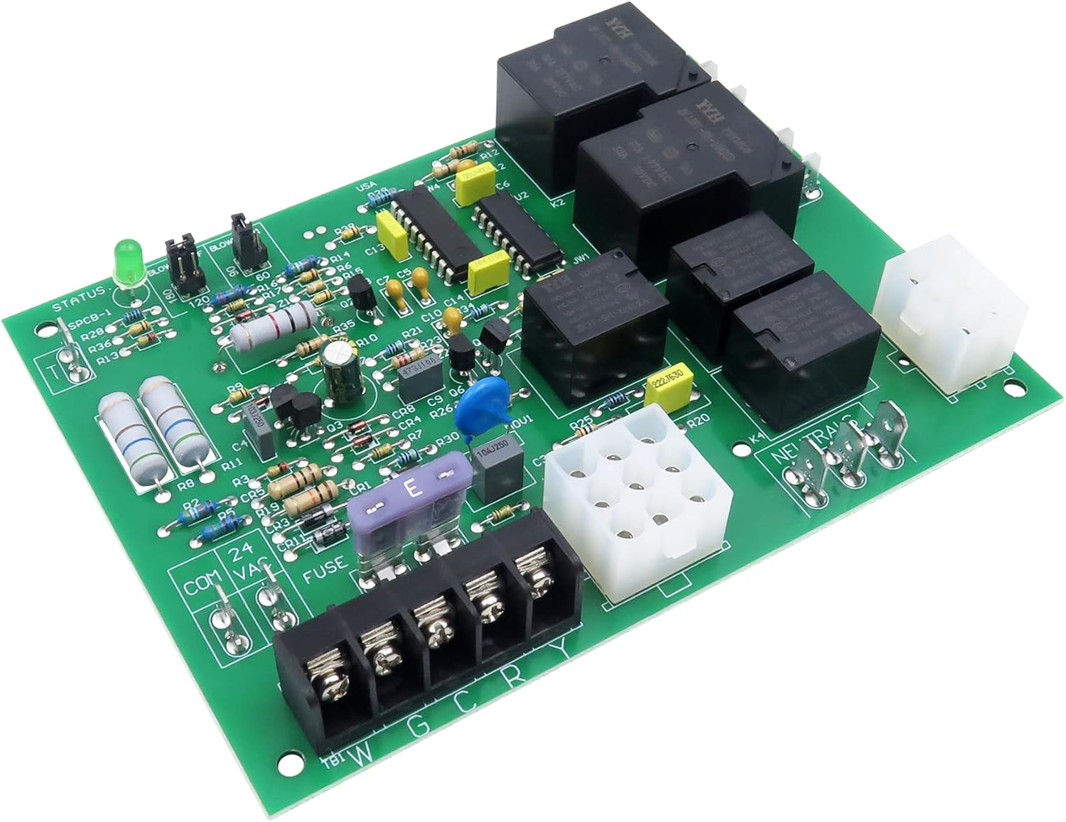 S1-7990-319P Furnace Control Circuit Board， Replacement for Coleman Evcon York Luxaire 7990-319P ICM2801 031-01910-000 031-01932-002