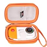 FBLFOBELI Hard EVA Carrying Case for Polaroid Underwater Camera 18mp 4K UHD (Orange)