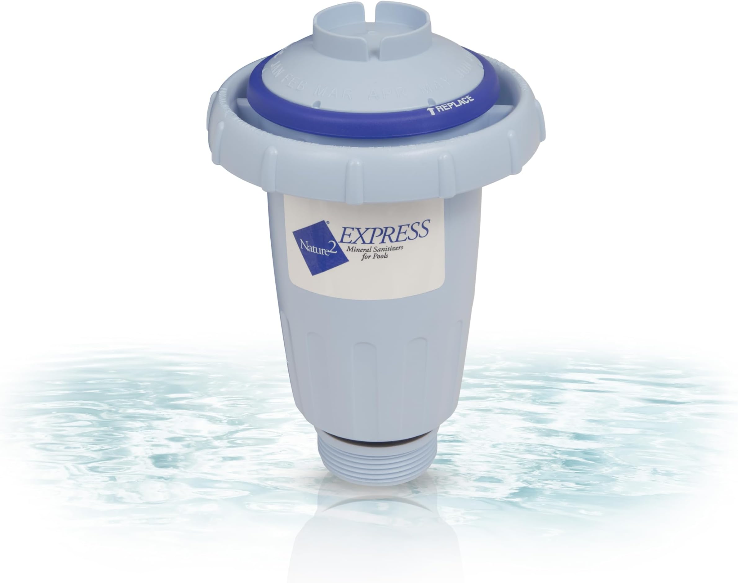 Express Mineral Cartridge for Inground & Above Ground Pools up to 25,000 Gallons | Authentic Replacement Cartridge for Nature2 Express Inground & Above Ground Pool Sanitization Vessels