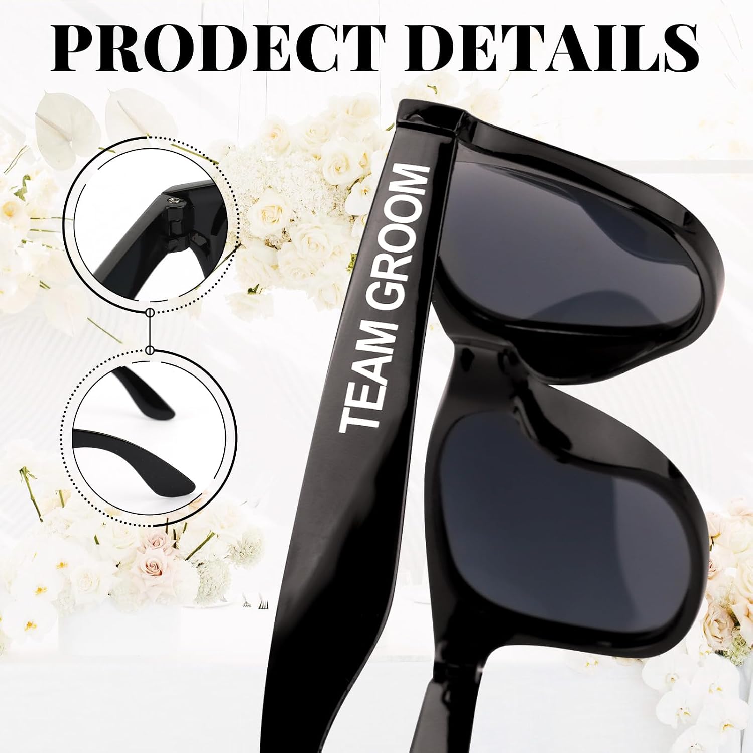 Chanaco Bachelorette Sunglasses Bridesmaid Gifts Bachelorette Party Favors Wedding Custom Accessories Team Bride and Groom Sunglasses Bridal Shower Decorations Proposal Gifts