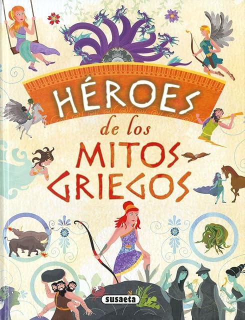 Portada de Héroes de los mitos griegos