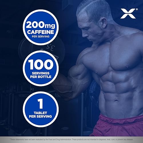 Miniatura 4 de ALLMAX Cafeína - 100 Tabletas - Aumenta el estado de alerta mental, la concentración y la energía - Vegano - 100 porciones