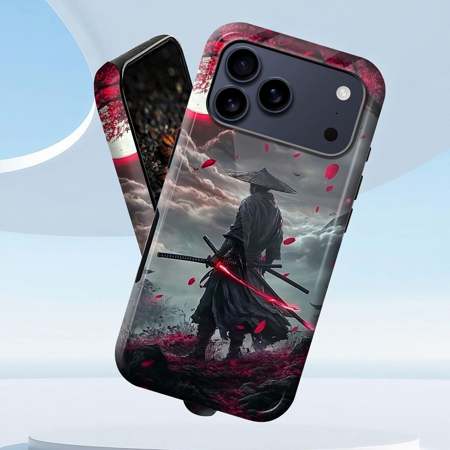 for iPhone 17 Pro Max Case with Screen Protector, Magnetic Wireless Charging, Military Grade Shockproof Dual Layer Cover for iPhone 17 Pro Max, Samurai image 5