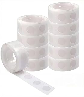 1000 Sticky dots, Transparent Balloon Glue, Removable Sticky dots, Double-Sided Tape dots, Suitable for Birthday, Holiday Parties, Wedding Decorations, and DIY Handmade Photo Wall Making