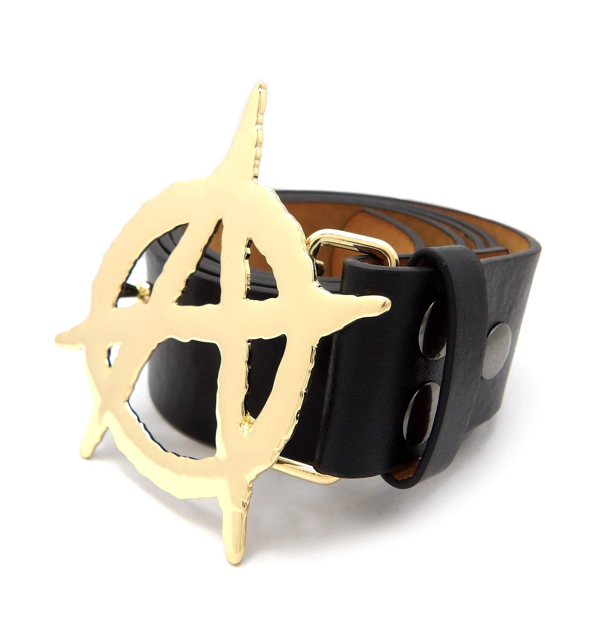 New Anarchy Pendant Belt Buckle XBK3 (Gold (Small 40