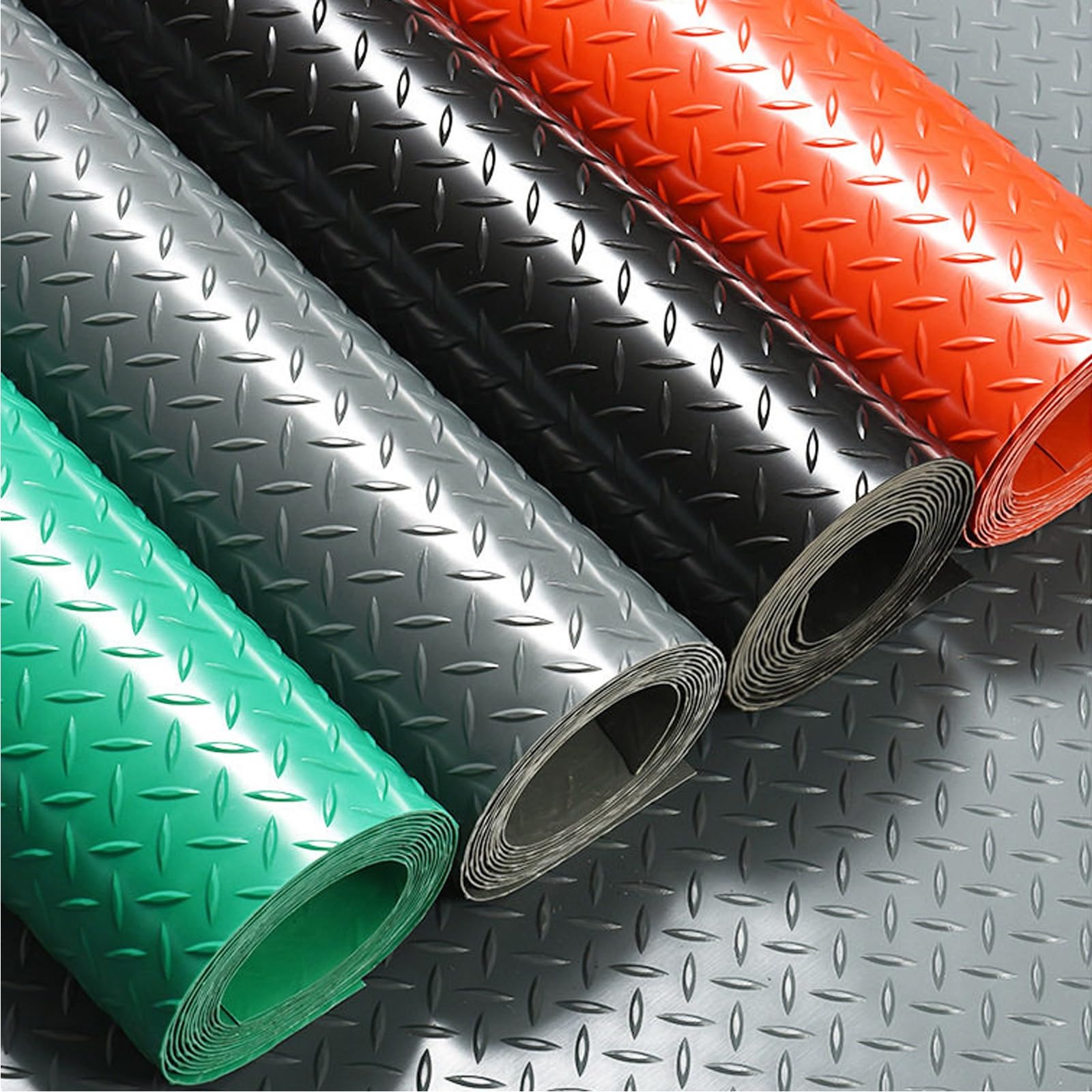 Alfombrilla De Goma De PVC For Motocicleta, Alfombra De Suelo Resistente,