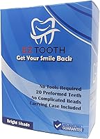 Vista 7 de EZ Tooth - Amazing Temporary Tooth - Diente preformado - Kit de repuesto para dientes faltantes - Reparación instantánea de dientes - Sombra natural