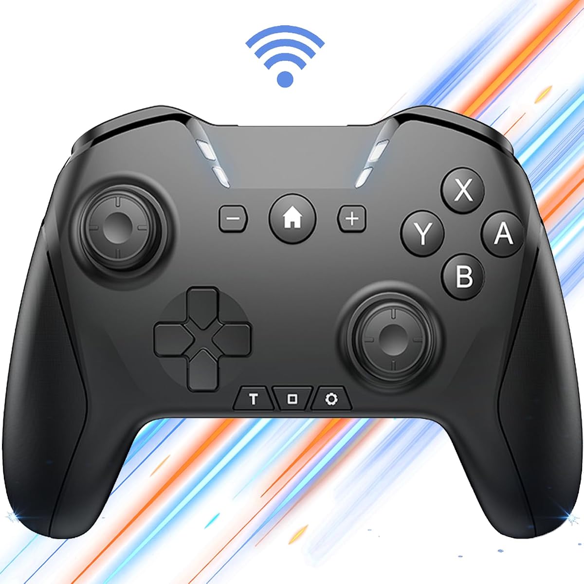 Controlador Bluetooth para Switch/Mac/PC/Steam/Teléfono móvil/iOS/Android//TV/iPad/Table/Apple Arcade MFi Games, controlador Switch Pro inalámbrico con movimiento dual ajustable, Turbo, Macros, 6 ejes, Wake Up for Black Myth: Wukong