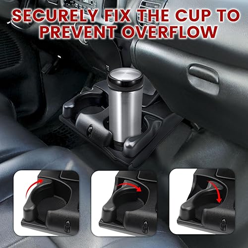 Miniatura 9 de Asiento trasero doble portavasos de repuesto para RAM 1500 2500 3500 4500 5500 2002-2016 5HD65DX9AC