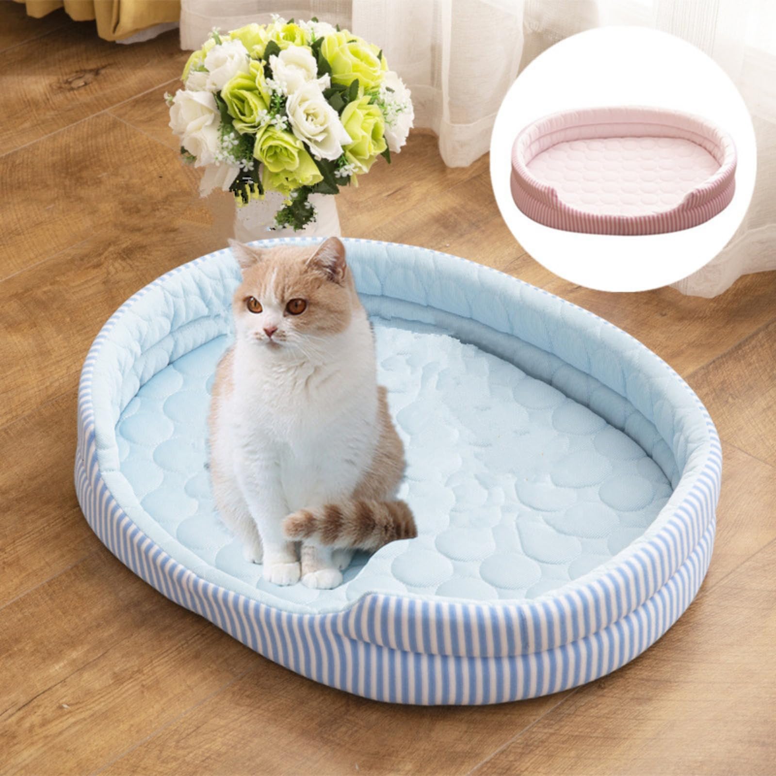 Cuccia per Gatti e Cani Interno Estivi Tappetino Auto-Raffreddante per Cani Gatt Rinfrescante Cuccia Cane Rinfrescante Cuccia Gatto Cuccia Cane Estiva