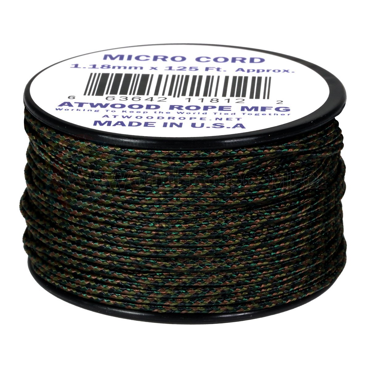 Cavo Micro Cord 1.18mm Corda Paracord Micro Atwood 1,18 Mm (3/64") - Bobina Da 125 Piedi (38 M), Leggera E Resistente, Made In USA Corda Anticaduta - Foto 9