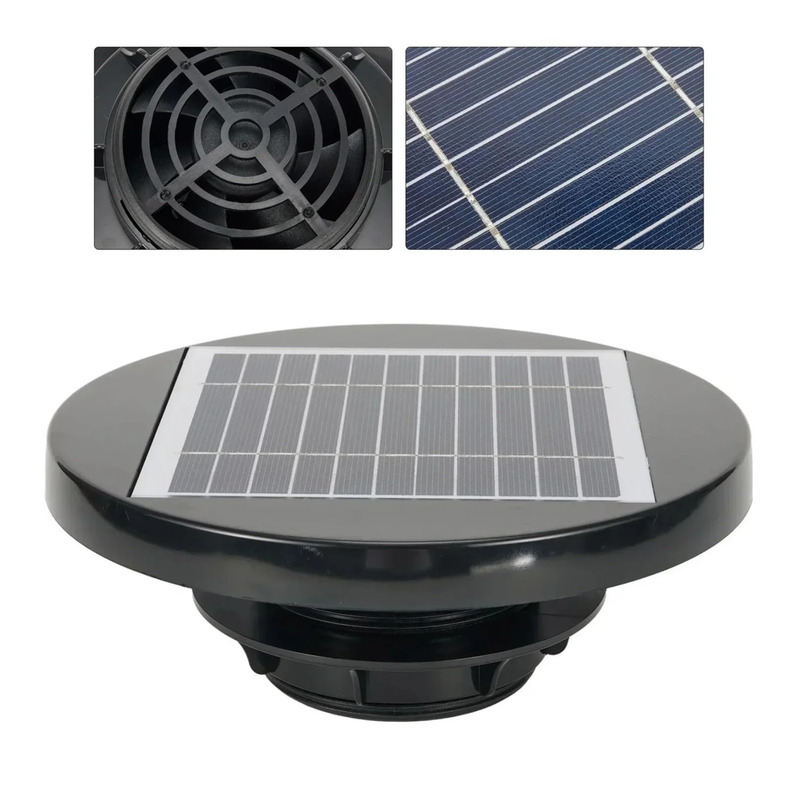 Solarny Sufitowy Wentylator Wyciągowy Dachowy Wentylacyjny Do Łodzi, Kampera, Przyczepy Kempingowej Bardzo Silny Wiatr
