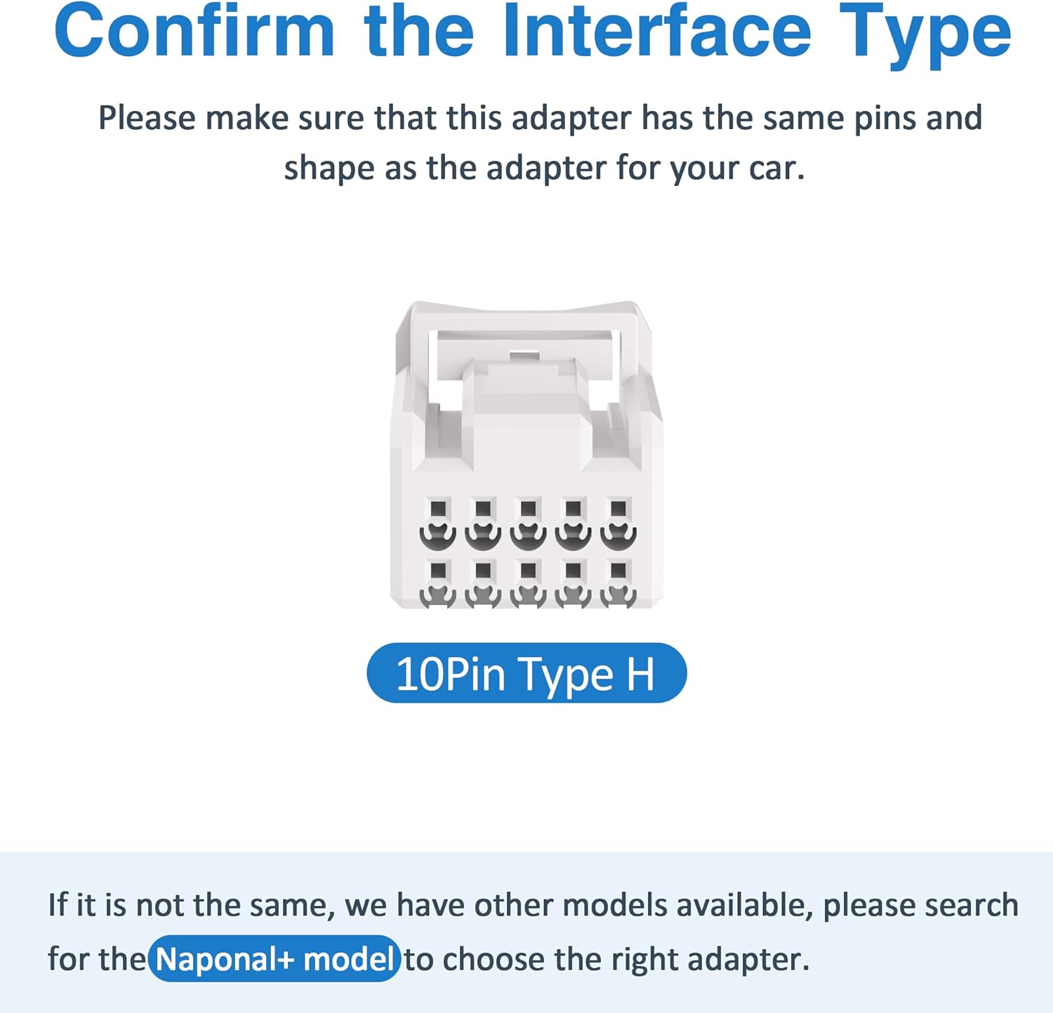 GPS Dash Cam Power Adapter, (10Pin Type H Connector)Mirror Camera Radar Charger Station GPS Dashcam Charger Cable for Select Hyundai/Kia,Genesis,Niro and More with Auto-dimming Rearview Mirror