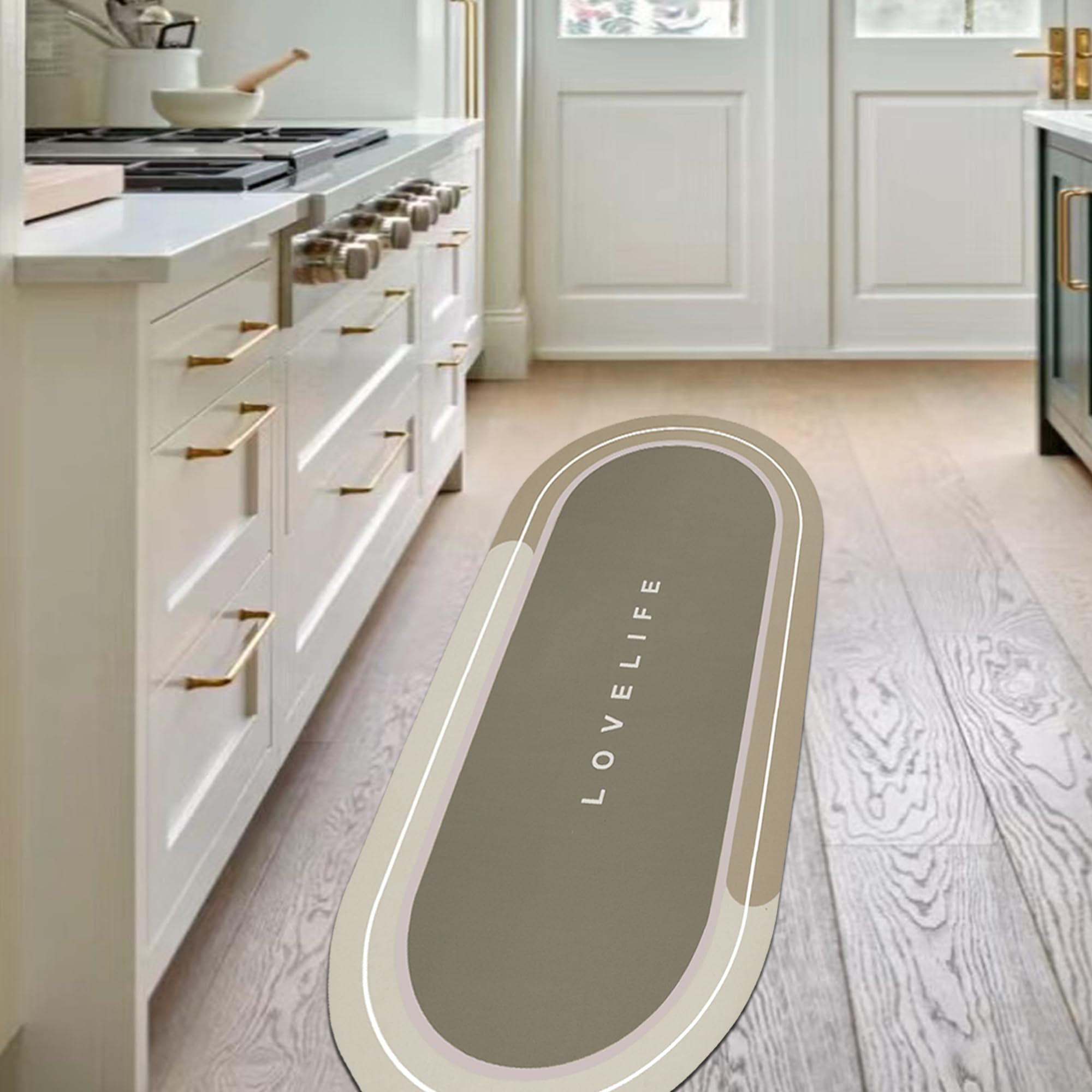 YCTMALL Rubber Bath mats Quick-Drying Non-Slip Bathroom mat Super Absorbent Bath mat Instant Dry Bath mat, Bathroom Rug in Front of The Kitchen Sink,