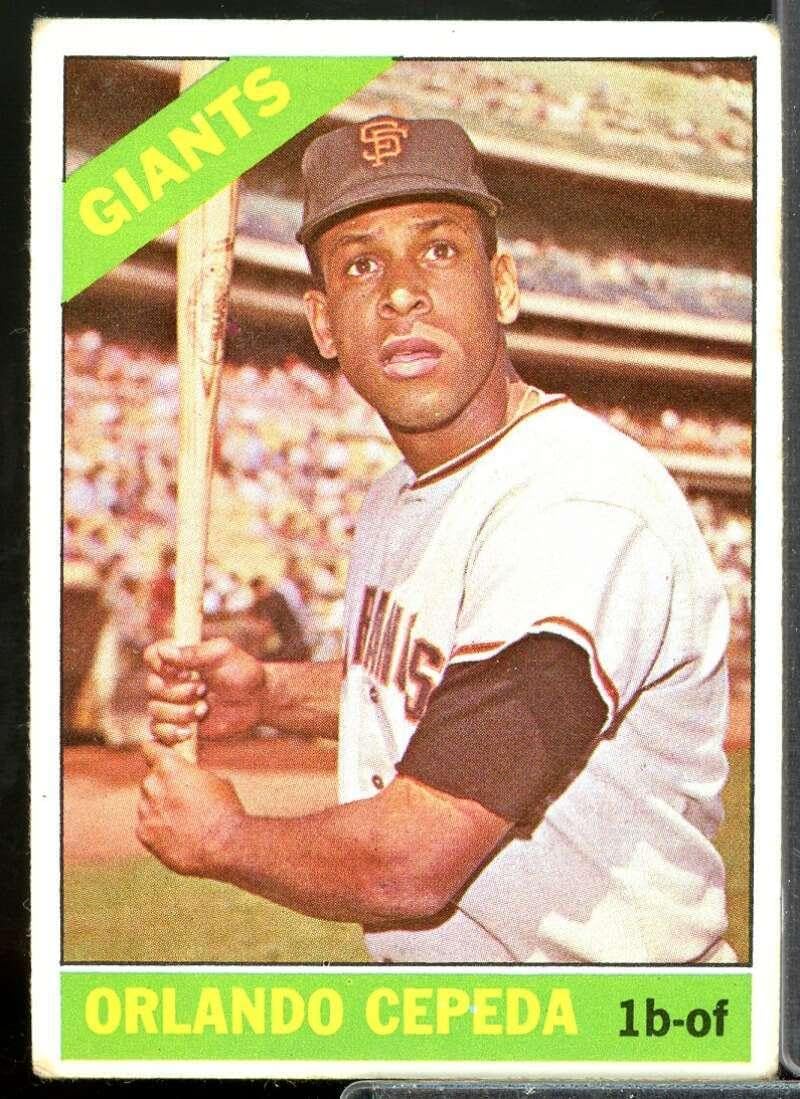 Orlando Cepeda Card 1966 Topps #132 - Slabbed Baseball Cards
