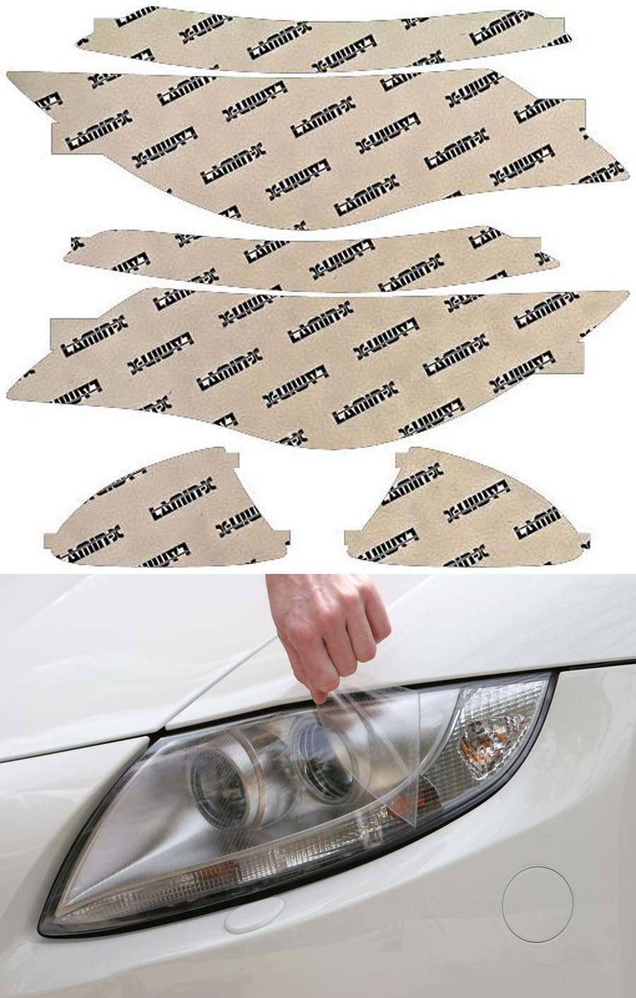 Lamin-x Custom Fit Clear Headlight Covers for BMW 6-Series (08-10)