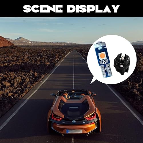 Miniatura 6 de Bombilla LED para tablero superbrillante, T5 37 74 bombilla LED con enchufe de bloqueo giratorio PC74 PC37, panel de instrumentos, panel de