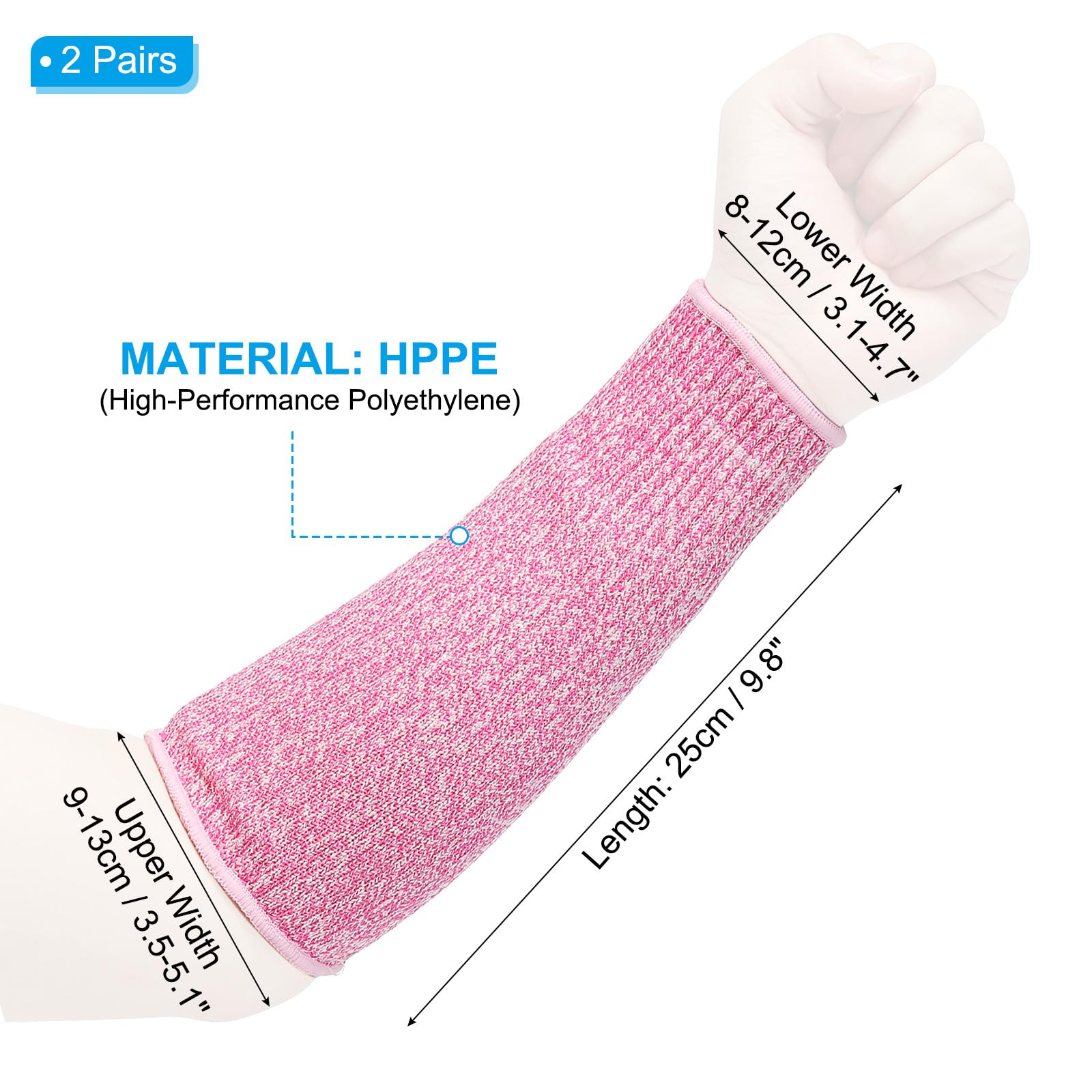 PATIKIL 10 Inch Cut Resistant Sleeve - Image 2